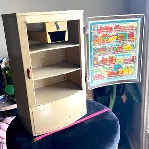 1950s Vintage Child’s Refrigerator
